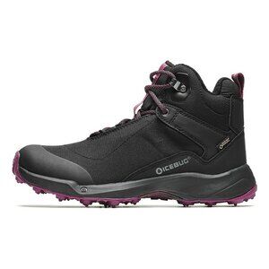 Icebug Pace3 W BUGrip GTX Studded Winter Boots Black / DarkHibiscus 2024 Size 8